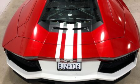 Lamborghini Aventador Bombshell advertising wrap 40