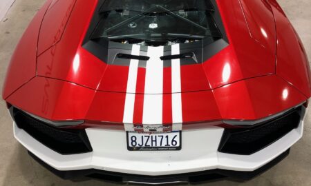 Lamborghini Aventador Bombshell advertising wrap 41