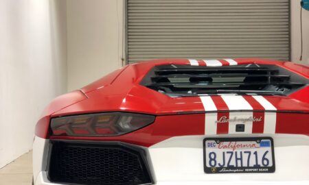 Lamborghini Aventador Bombshell advertising wrap 55