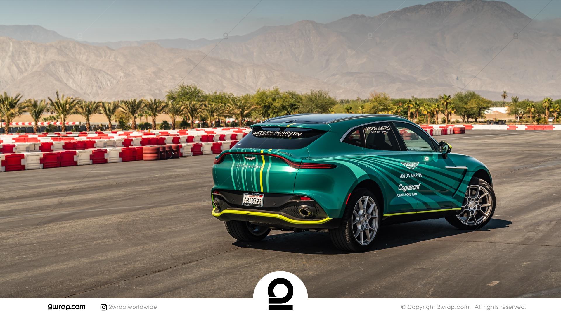 Wrapping for Aston Martin Beverly Hills and Formula One
