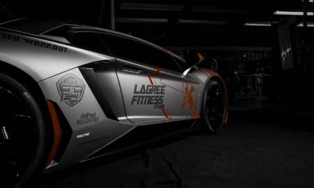 Lamborghini Aventador Dragon Red car wrap 13