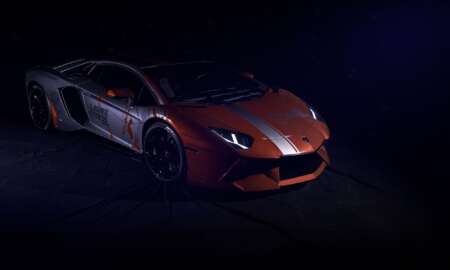 Lamborghini Aventador Dragon Red car wrap 19