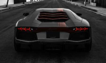 Lamborghini Aventador Dragon Red car wrap 20