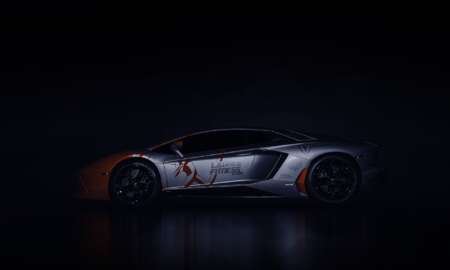 Lamborghini Aventador Dragon Red car wrap 22