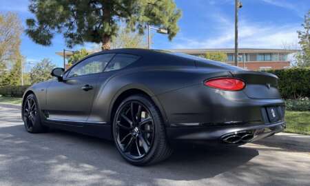 Bentley Continental GT wrapped in 3M satin Black3