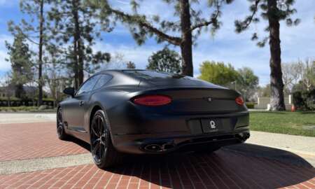 Bentley Continental GT wrapped in 3M satin Black6
