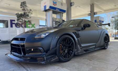Nissan GTR Frozen Black Varis kit 78