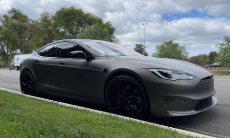 Tesla Model S Matte Charcoal Metallic 11