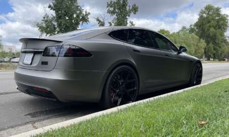 Tesla Model S Matte Charcoal Metallic 13
