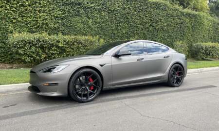 Tesla Model S Matte Charcoal Metallic 20