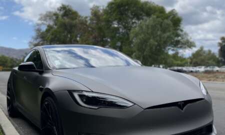Tesla Model S Matte Charcoal Metallic 6