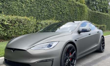 Tesla Model S Matte Charcoal Metallic 8