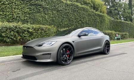 Tesla Model S Matte Charcoal Metallic 9