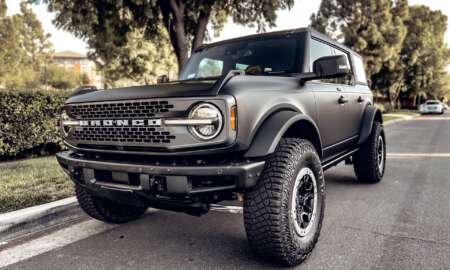Bronco matt black wrap 10