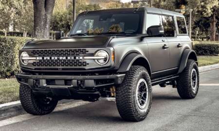 Bronco matt black wrap 11