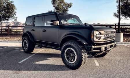 Bronco matt black wrap 9