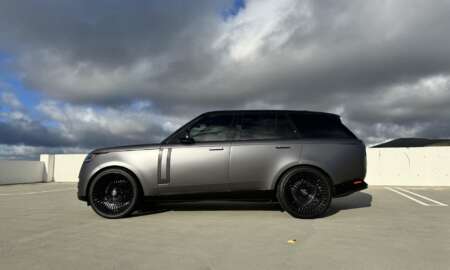 Range Rover Satin Dark Grey 3M wrap 00045