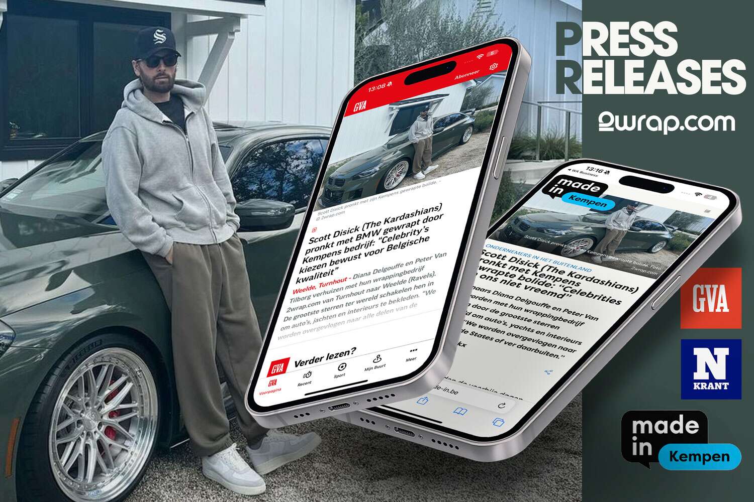 Press release Scott Disick 2wrap.com collab