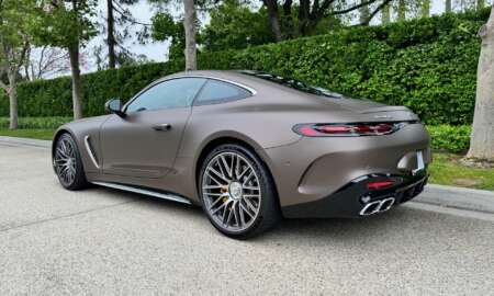 Mercedes Benz GT55 AMG Matt Dark brown wrap - 5