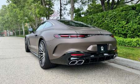 Mercedes Benz GT55 AMG Matt Dark brown wrap - 9