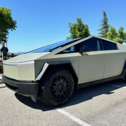 Matt Khaki Green Cybertruck