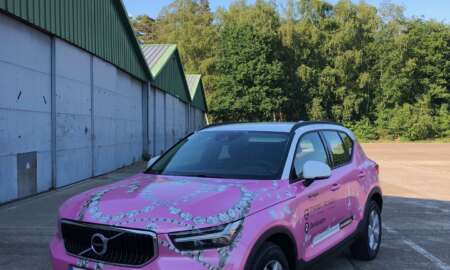 Celine Van Ouytsel carwrap Miss Belgium - 10