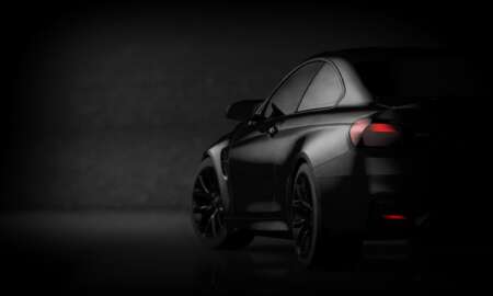 Banner Matt Black BMW